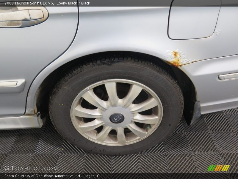 Ebony Black / Black 2003 Hyundai Sonata LX V6