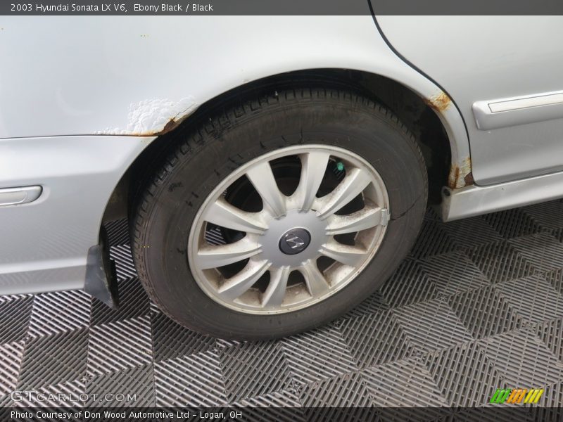 Ebony Black / Black 2003 Hyundai Sonata LX V6