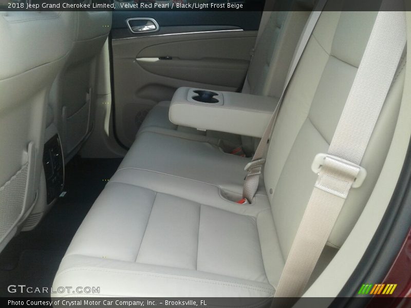 Velvet Red Pearl / Black/Light Frost Beige 2018 Jeep Grand Cherokee Limited