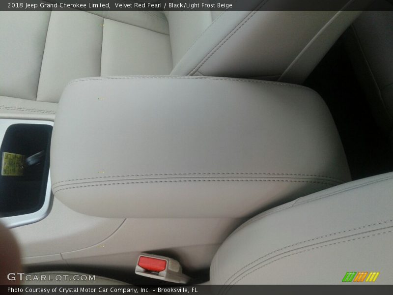 Velvet Red Pearl / Black/Light Frost Beige 2018 Jeep Grand Cherokee Limited