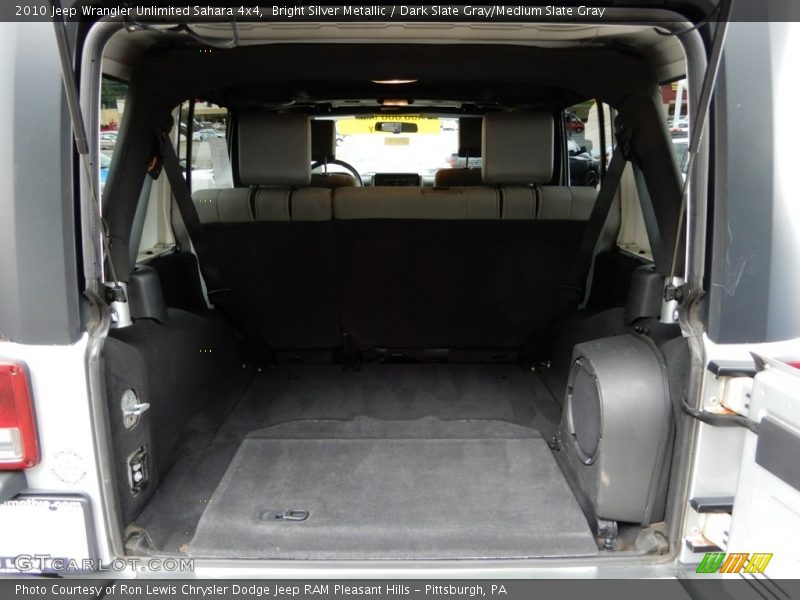 Bright Silver Metallic / Dark Slate Gray/Medium Slate Gray 2010 Jeep Wrangler Unlimited Sahara 4x4