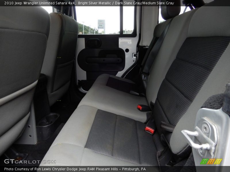 Bright Silver Metallic / Dark Slate Gray/Medium Slate Gray 2010 Jeep Wrangler Unlimited Sahara 4x4