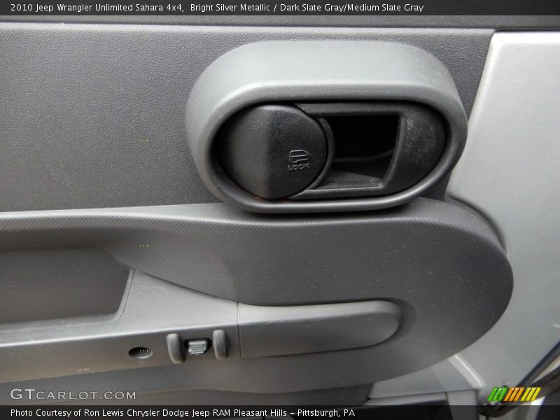 Bright Silver Metallic / Dark Slate Gray/Medium Slate Gray 2010 Jeep Wrangler Unlimited Sahara 4x4