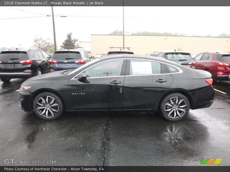 Mosaic Black Metallic / Jet Black 2018 Chevrolet Malibu LT