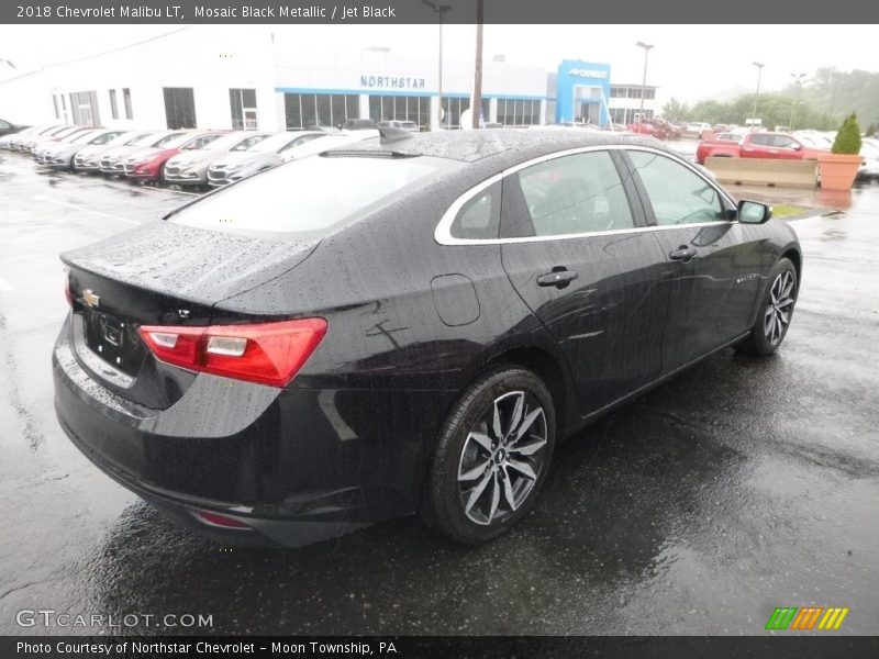 Mosaic Black Metallic / Jet Black 2018 Chevrolet Malibu LT