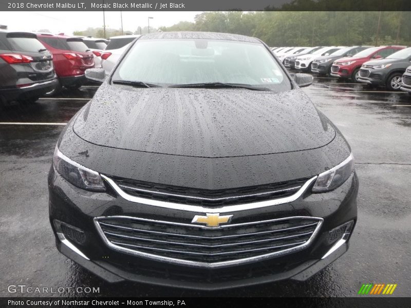 Mosaic Black Metallic / Jet Black 2018 Chevrolet Malibu LT