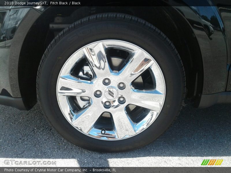 Pitch Black / Black 2018 Dodge Journey SXT