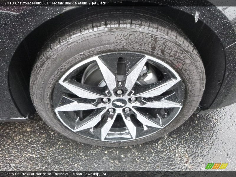 Mosaic Black Metallic / Jet Black 2018 Chevrolet Malibu LT