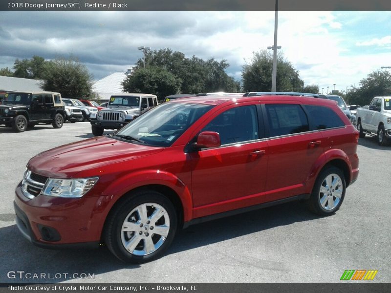 Redline / Black 2018 Dodge Journey SXT