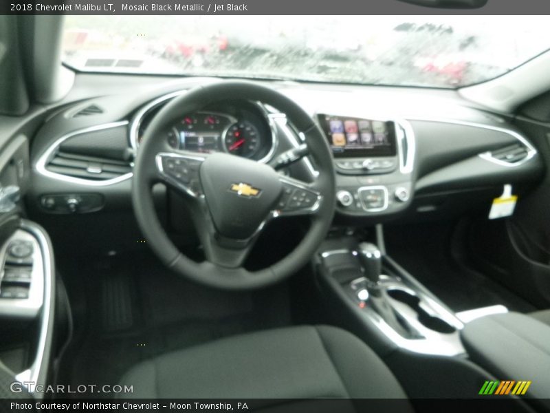 Mosaic Black Metallic / Jet Black 2018 Chevrolet Malibu LT