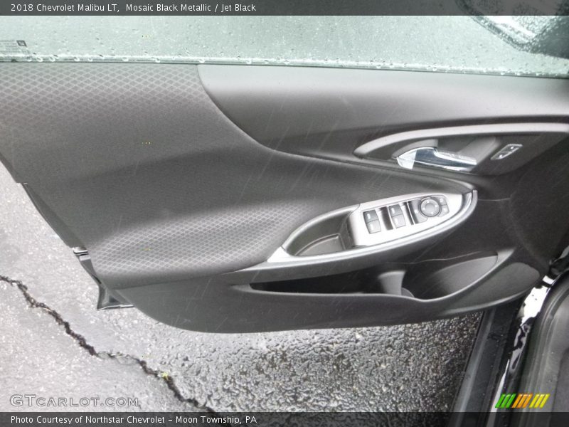 Mosaic Black Metallic / Jet Black 2018 Chevrolet Malibu LT