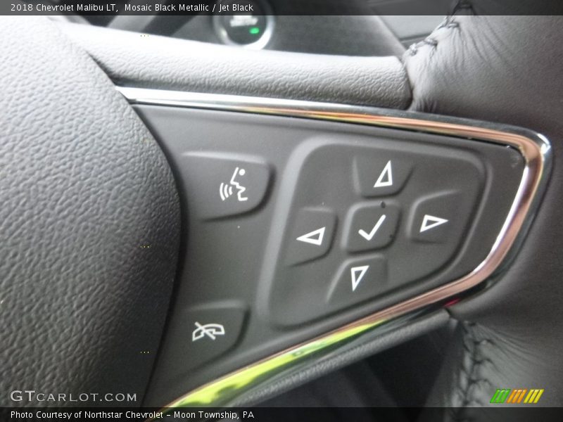 Mosaic Black Metallic / Jet Black 2018 Chevrolet Malibu LT