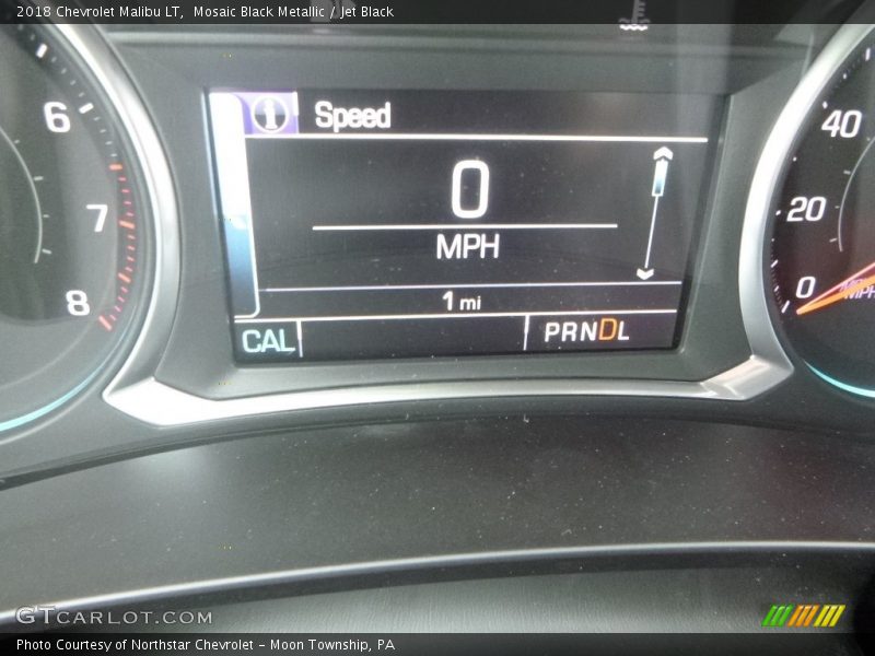 Mosaic Black Metallic / Jet Black 2018 Chevrolet Malibu LT