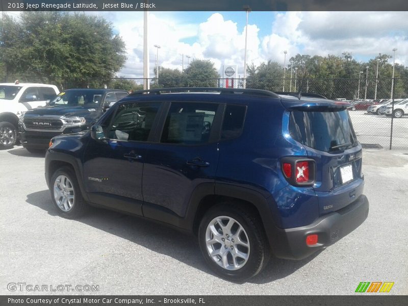 Jetset Blue / Black 2018 Jeep Renegade Latitude