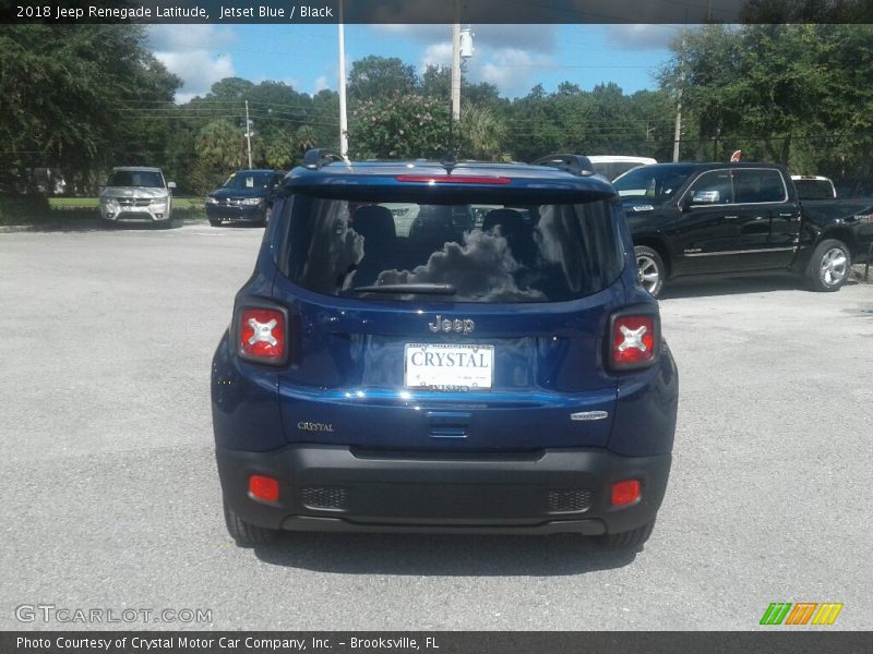 Jetset Blue / Black 2018 Jeep Renegade Latitude