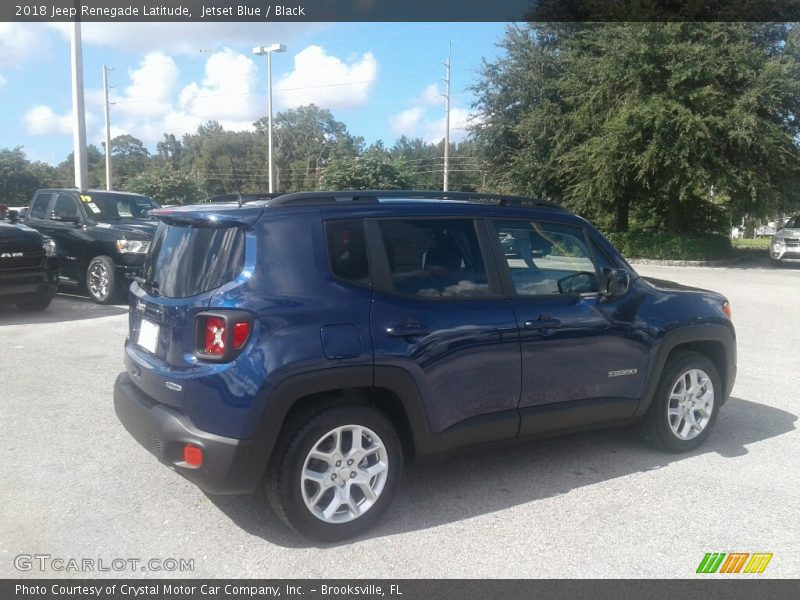 Jetset Blue / Black 2018 Jeep Renegade Latitude