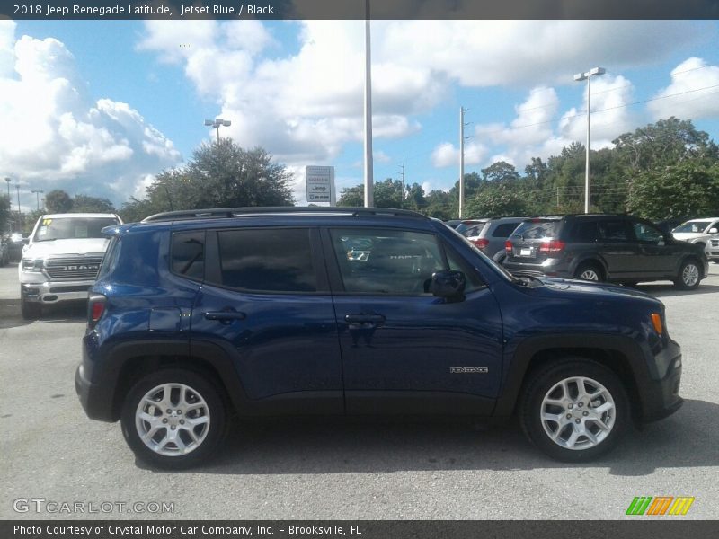 Jetset Blue / Black 2018 Jeep Renegade Latitude