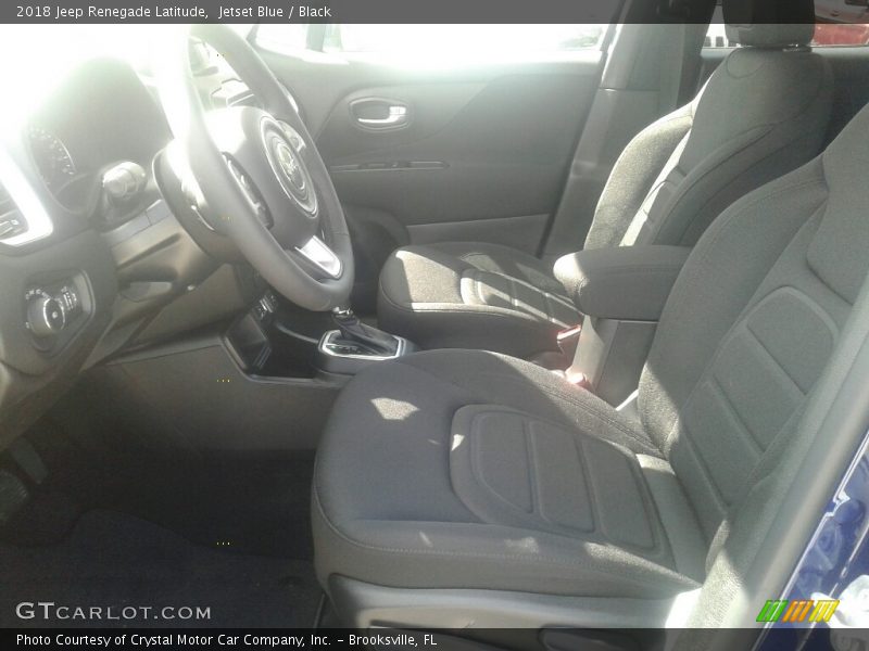 Jetset Blue / Black 2018 Jeep Renegade Latitude