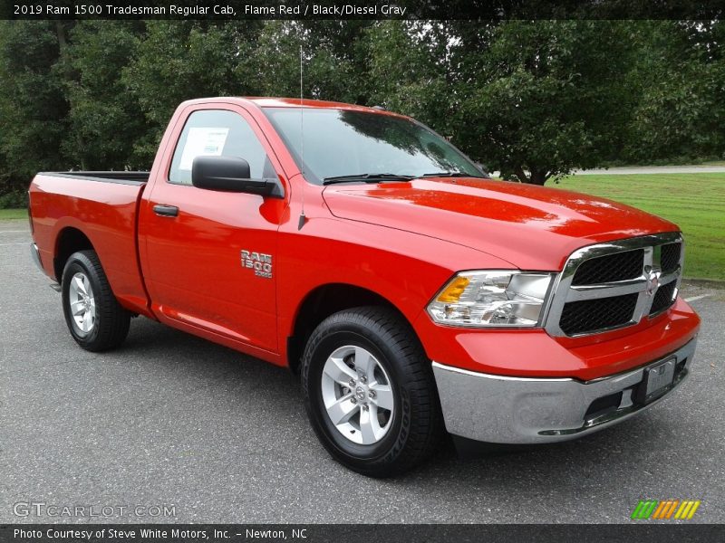 Flame Red / Black/Diesel Gray 2019 Ram 1500 Tradesman Regular Cab