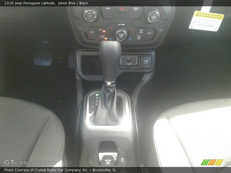 Jetset Blue / Black 2018 Jeep Renegade Latitude