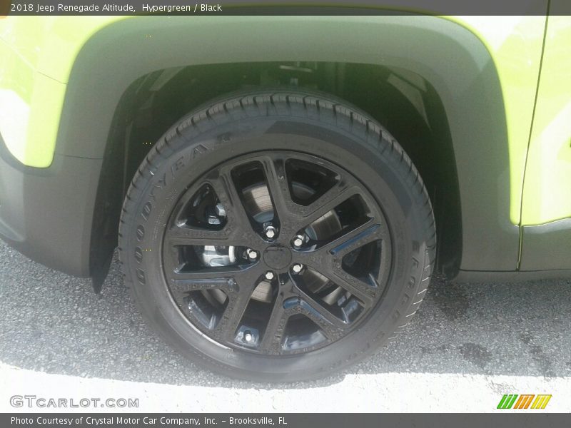 Hypergreen / Black 2018 Jeep Renegade Altitude