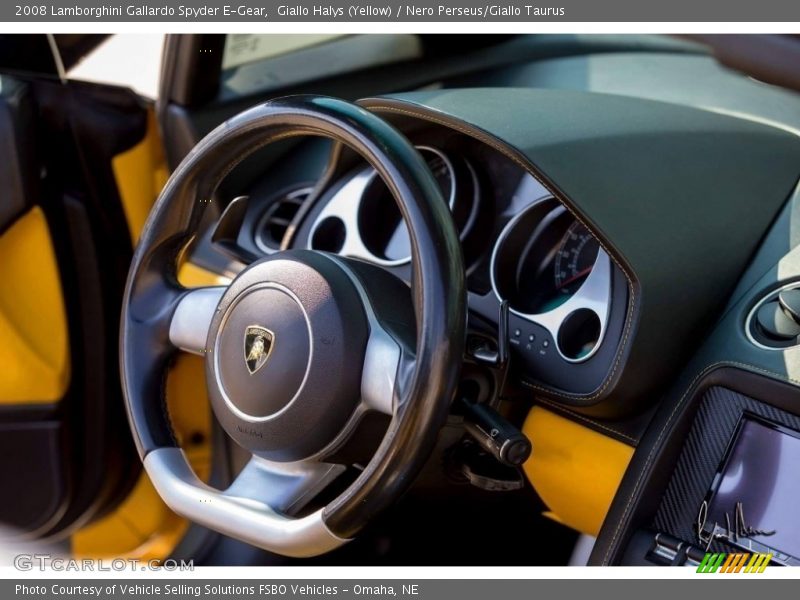 Giallo Halys (Yellow) / Nero Perseus/Giallo Taurus 2008 Lamborghini Gallardo Spyder E-Gear