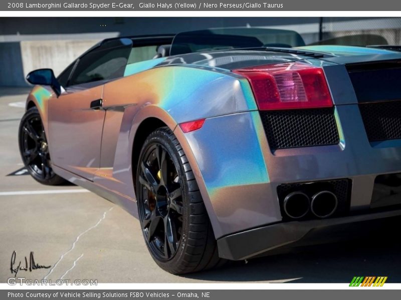 Giallo Halys (Yellow) / Nero Perseus/Giallo Taurus 2008 Lamborghini Gallardo Spyder E-Gear