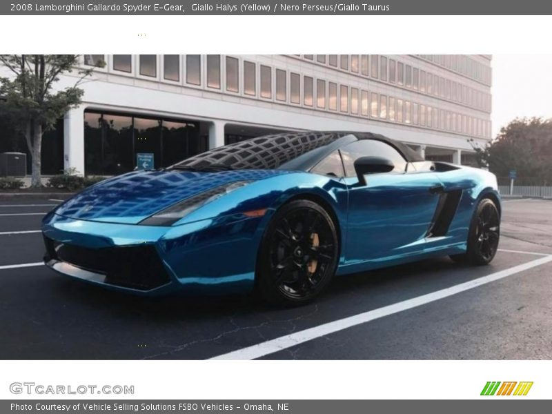 Giallo Halys (Yellow) / Nero Perseus/Giallo Taurus 2008 Lamborghini Gallardo Spyder E-Gear