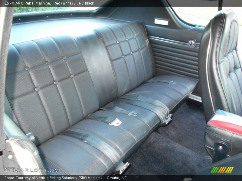 Rear Seat of 1970 Rebel Machine