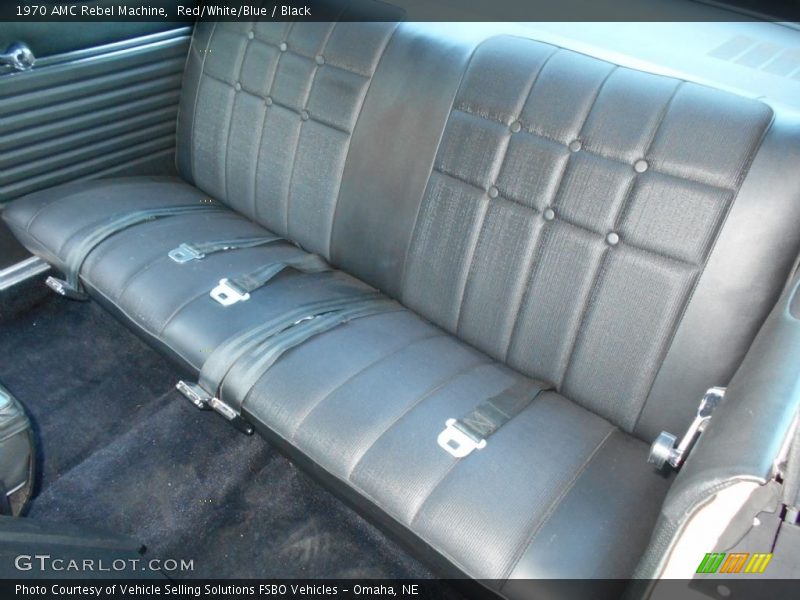 Rear Seat of 1970 Rebel Machine