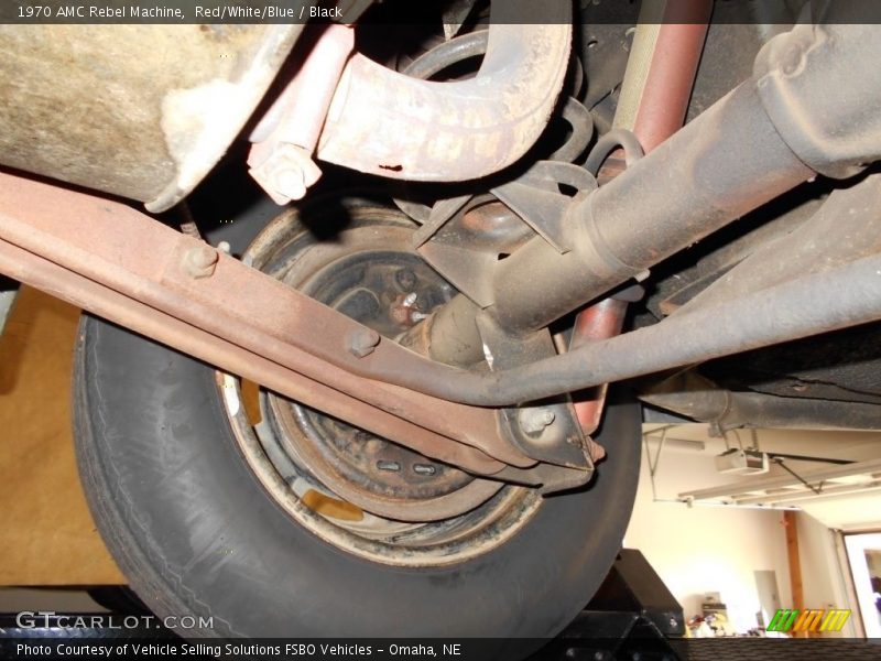 Undercarriage of 1970 Rebel Machine