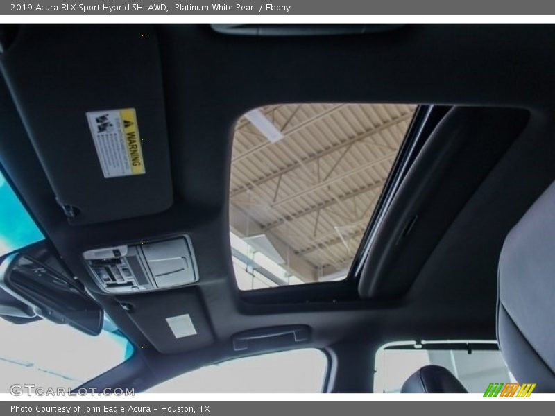 Sunroof of 2019 RLX Sport Hybrid SH-AWD