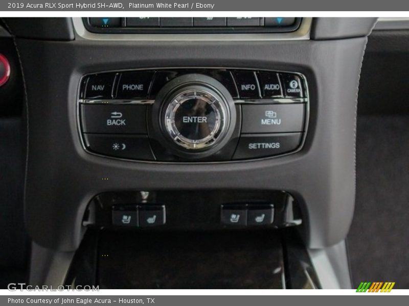 Controls of 2019 RLX Sport Hybrid SH-AWD