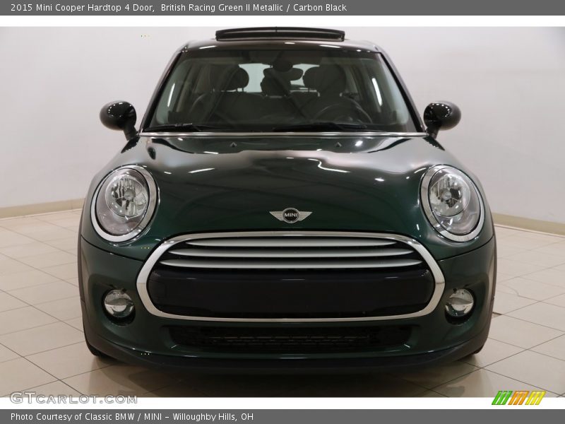 British Racing Green II Metallic / Carbon Black 2015 Mini Cooper Hardtop 4 Door