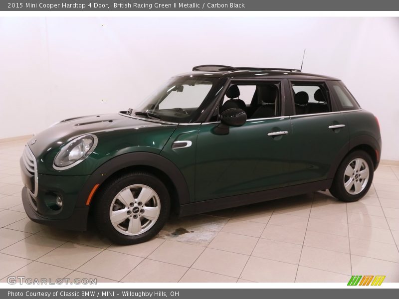 British Racing Green II Metallic / Carbon Black 2015 Mini Cooper Hardtop 4 Door