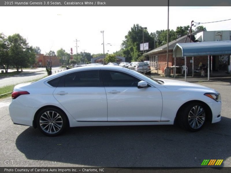 Casablanca White / Black 2015 Hyundai Genesis 3.8 Sedan