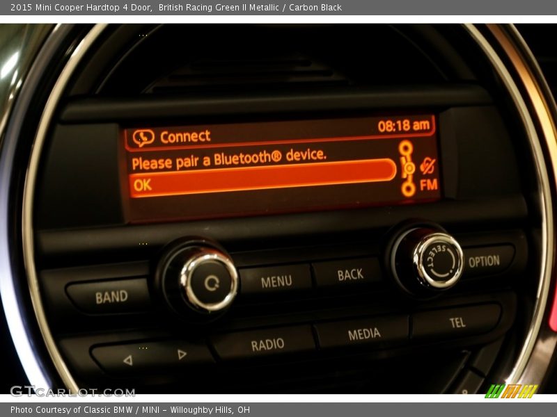 British Racing Green II Metallic / Carbon Black 2015 Mini Cooper Hardtop 4 Door