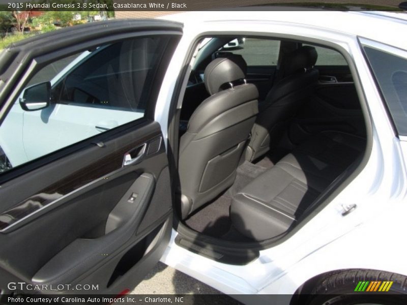 Casablanca White / Black 2015 Hyundai Genesis 3.8 Sedan