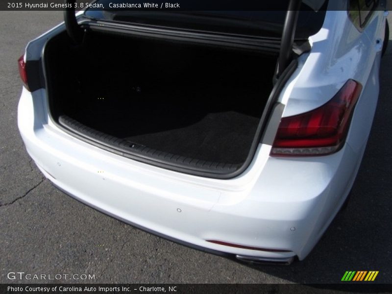 Casablanca White / Black 2015 Hyundai Genesis 3.8 Sedan