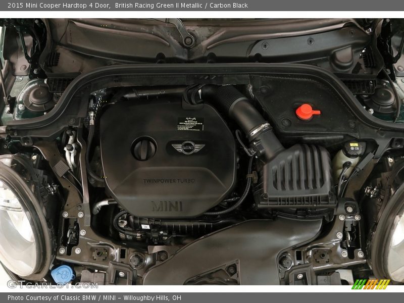 British Racing Green II Metallic / Carbon Black 2015 Mini Cooper Hardtop 4 Door