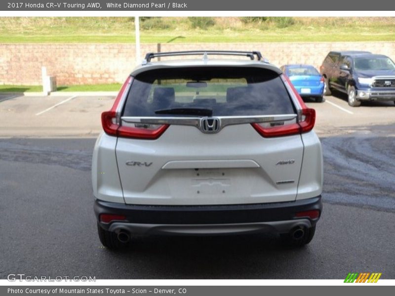 White Diamond Pearl / Black 2017 Honda CR-V Touring AWD