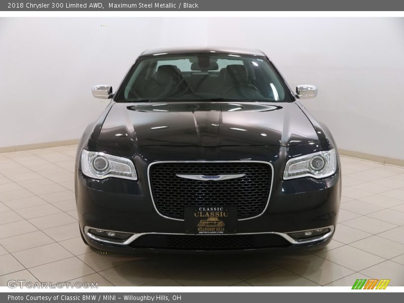 Maximum Steel Metallic / Black 2018 Chrysler 300 Limited AWD