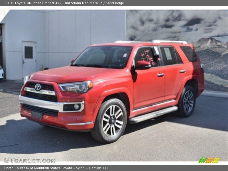 Barcelona Red Metallic / Sand Beige 2016 Toyota 4Runner Limited 4x4