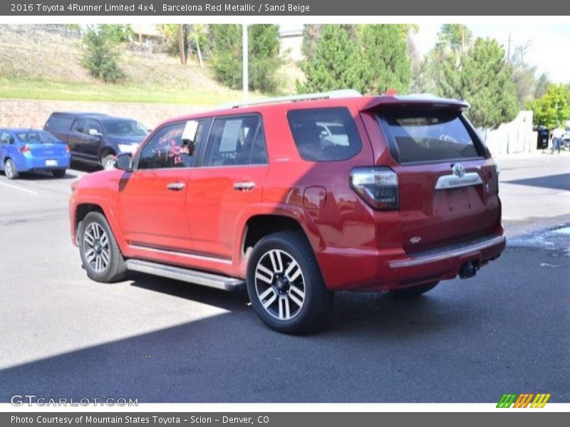 Barcelona Red Metallic / Sand Beige 2016 Toyota 4Runner Limited 4x4
