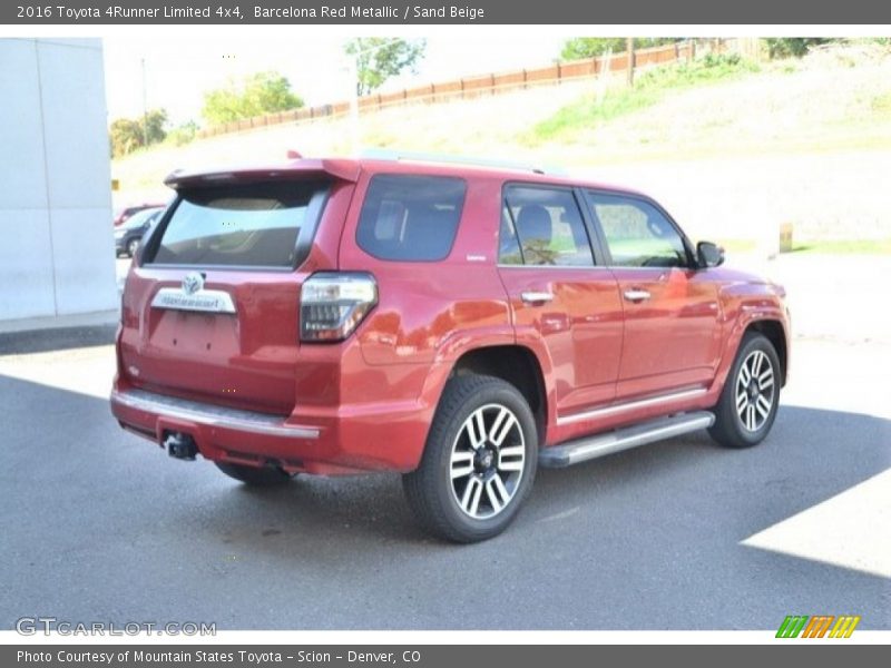 Barcelona Red Metallic / Sand Beige 2016 Toyota 4Runner Limited 4x4