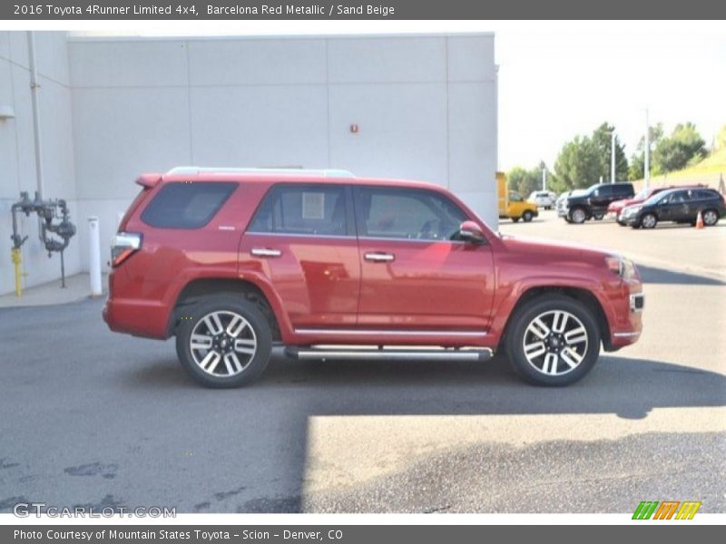 Barcelona Red Metallic / Sand Beige 2016 Toyota 4Runner Limited 4x4