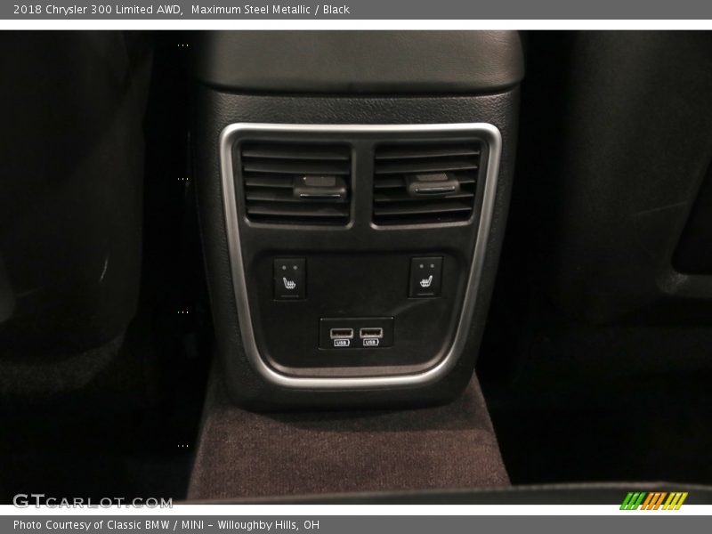 Maximum Steel Metallic / Black 2018 Chrysler 300 Limited AWD