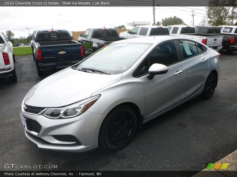 Silver Ice Metallic / Jet Black 2016 Chevrolet Cruze LS Sedan