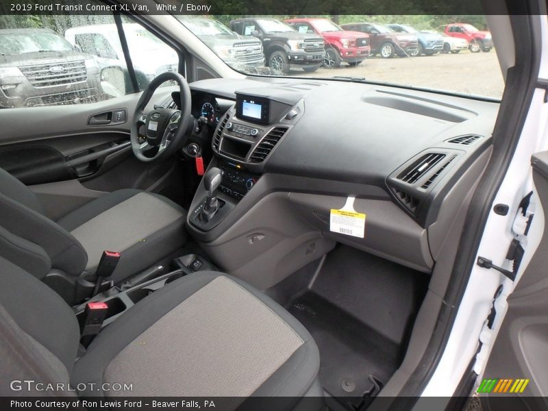 White / Ebony 2019 Ford Transit Connect XL Van