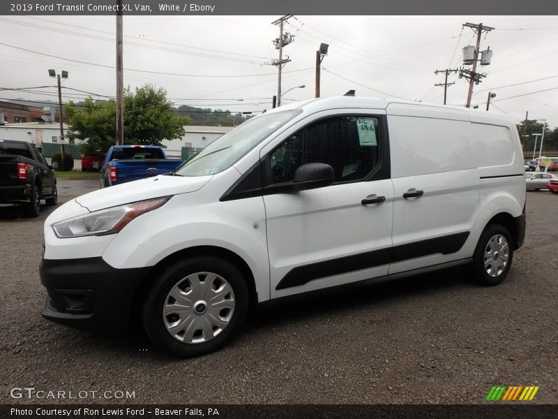 White / Ebony 2019 Ford Transit Connect XL Van